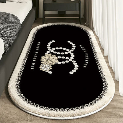 Cashmere Imitated French Small Fragrance Bed Rug
