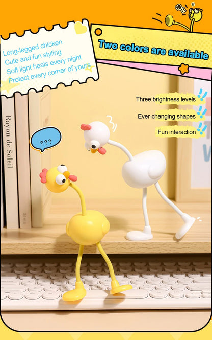 Chicken Night Light Mini Adjusting Table Lamp