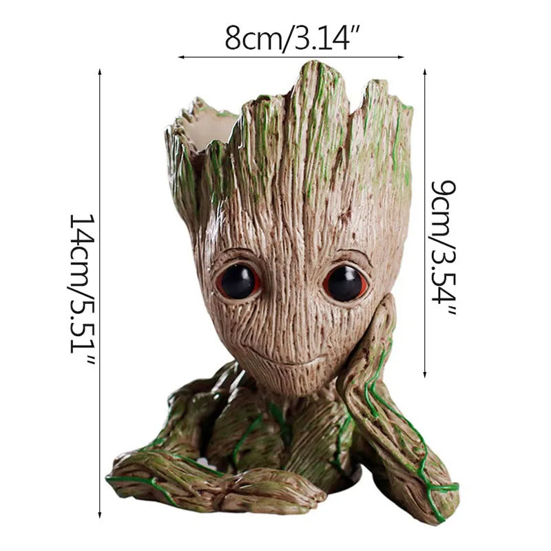 Miniature Model Office Desktop Display Cartoon Groot