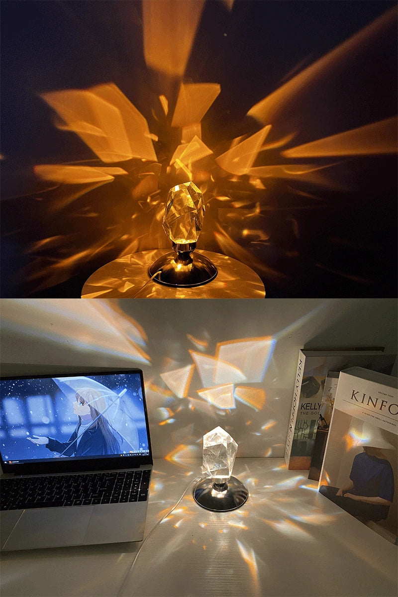 Light Shadow Artificial Diamond Lamp - Decoravibe