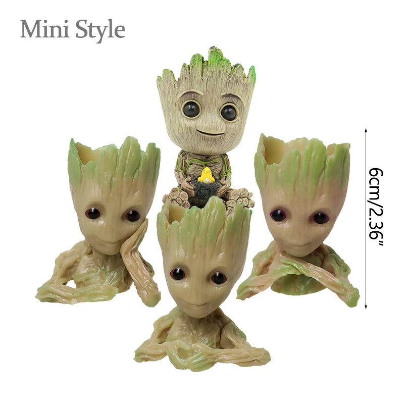 Miniature Model Office Desktop Display Cartoon Groot