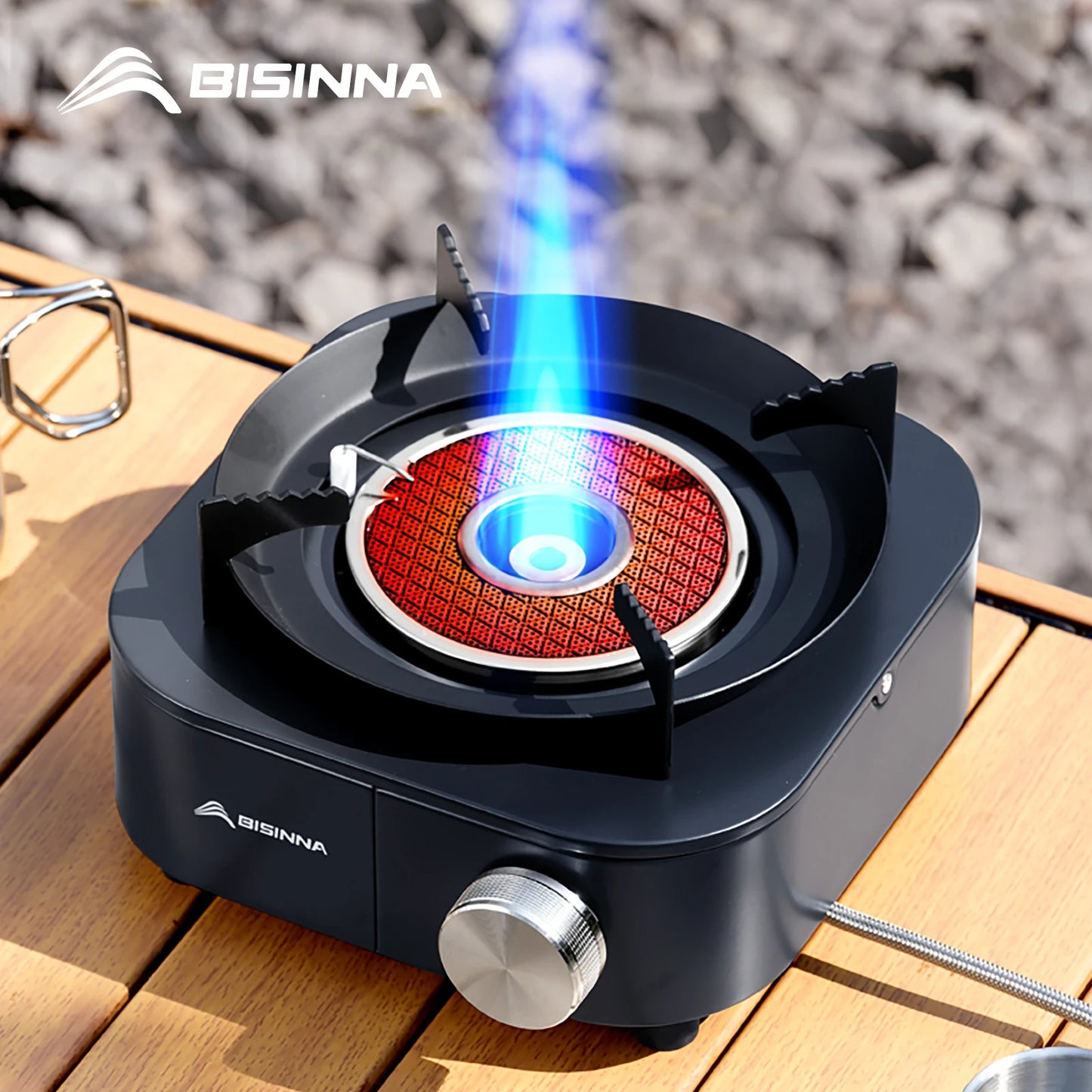 4000W High-power Stove Portable Lightweight Gas Burner Picnic Hiking