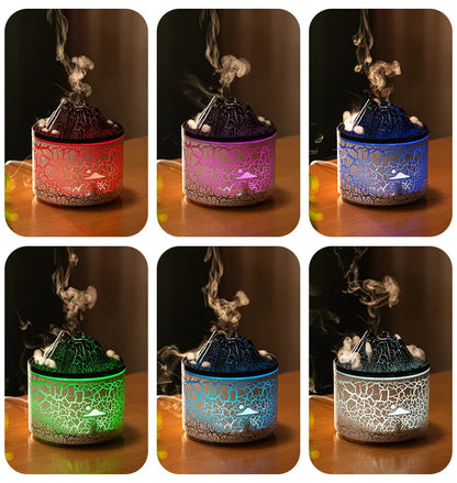 Flame Volcano Humidifier Aroma Diffuser Ultrasonic Mist