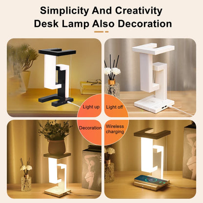 Novelty Floating Levitating Glow Wireless Charging Lamp
