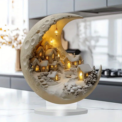 Christmas Xmas Tree Desktop Ornament Moonhouse Party Gifts