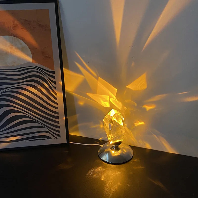Light Shadow Artificial Diamond Lamp - Decoravibe