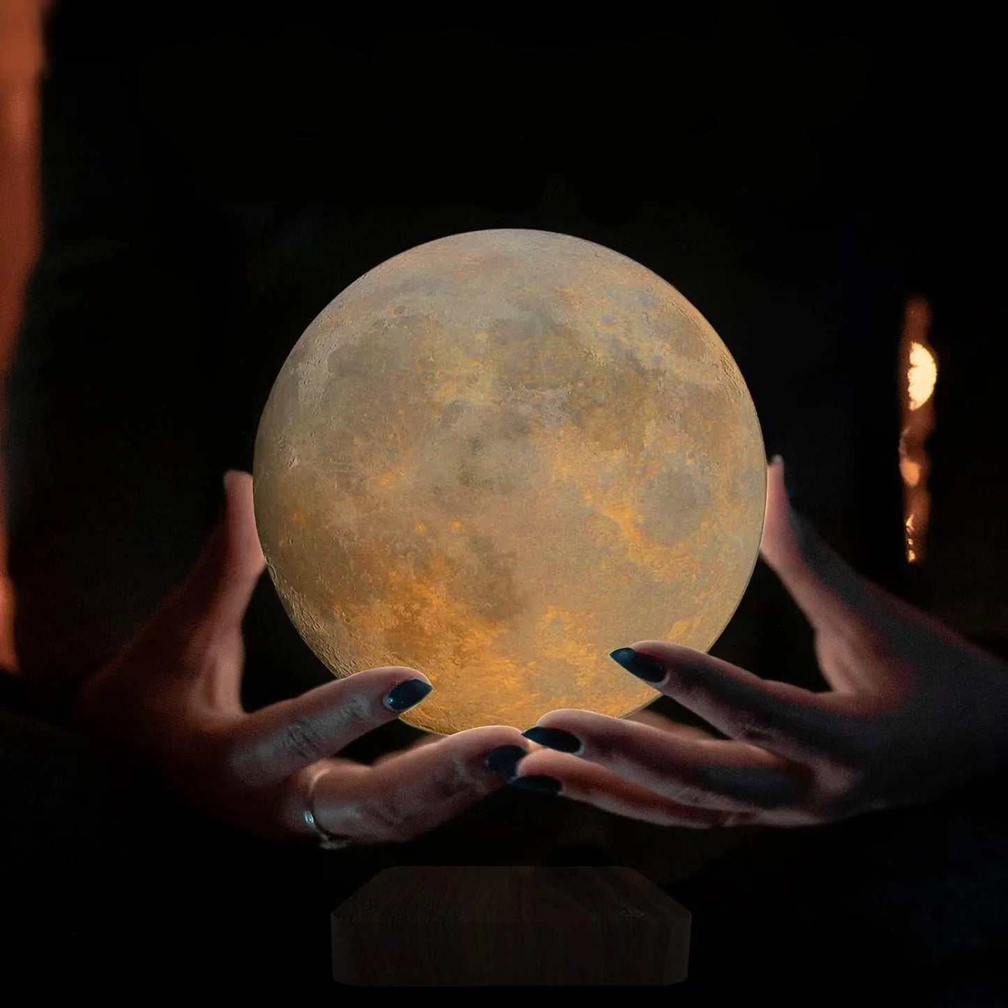 Levitating Moon Magnetic Floating Night Table 3D LED Lamp