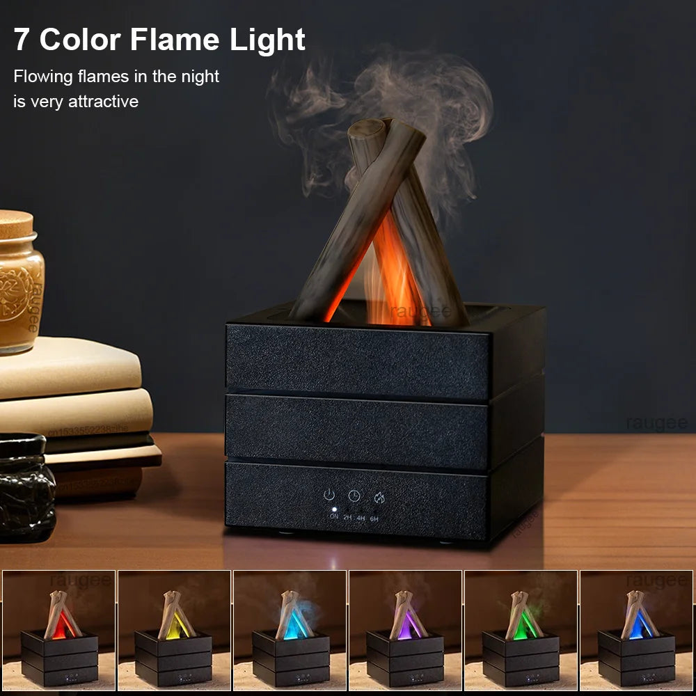 Bonfire Flame Essential Oils Diffuser Humidifier Fragrance Diffuser