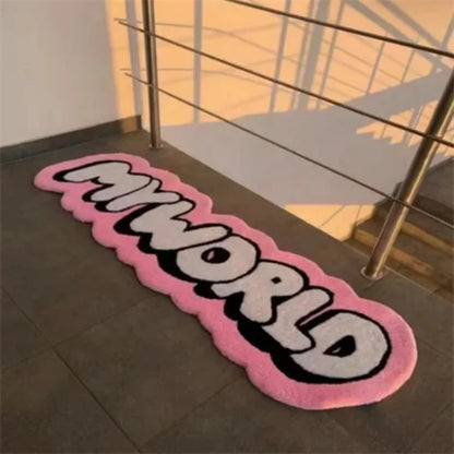 Cartoon Kitchen Room Bedroom Bedside Non-slip Washable Rug