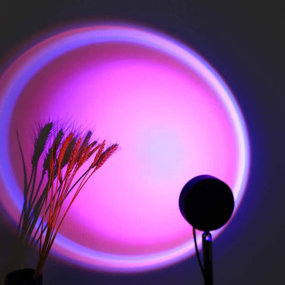 Sunset projection light remote control bedroom decortion
