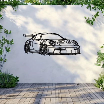 Modern Iron Home Decor Sign, Dynamic Racing Ca Decor