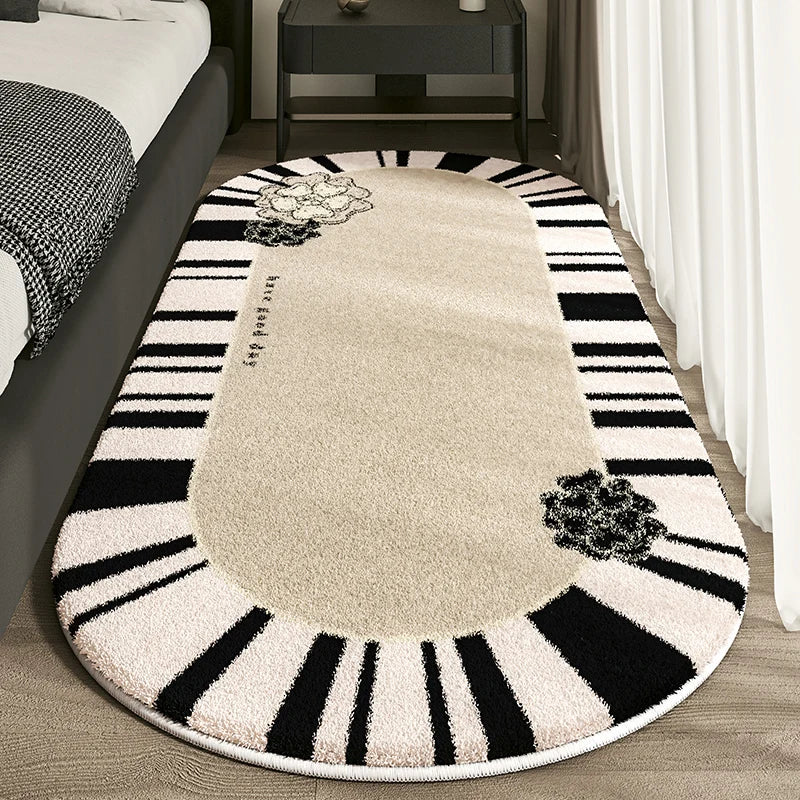 Cashmere Imitated French Small Fragrance Bed Rug
