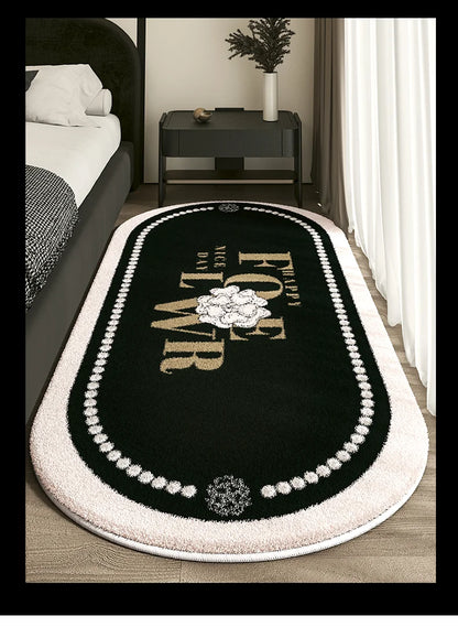 Cashmere Imitated French Small Fragrance Bed Rug