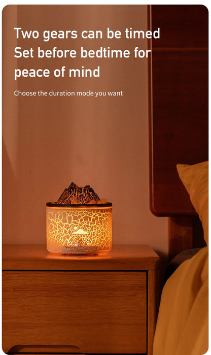 Flame Volcano Humidifier Aroma Diffuser Ultrasonic Mist