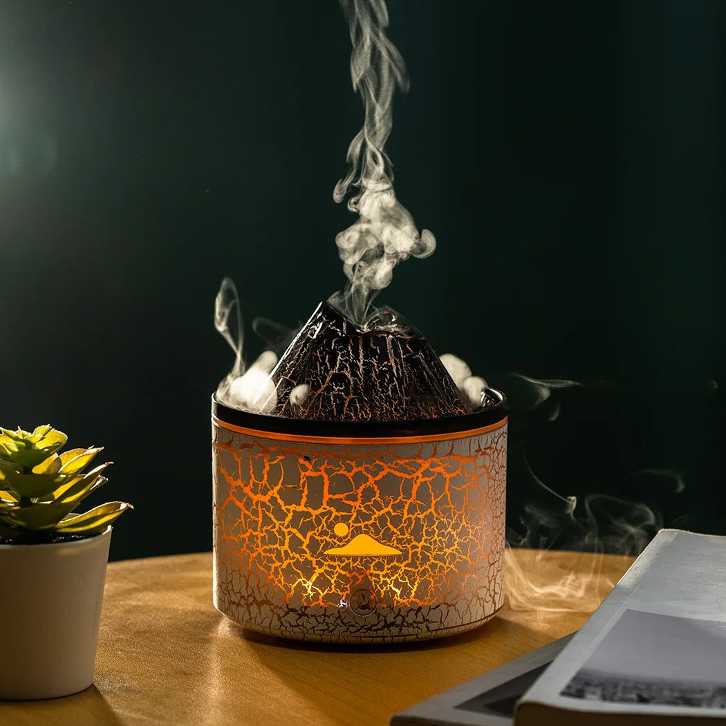 Flame Volcano Humidifier Aroma Diffuser Ultrasonic Mist