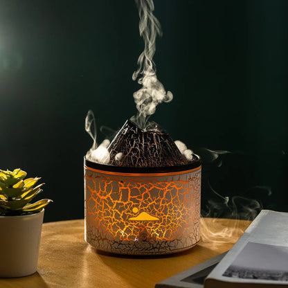Flame Volcano Humidifier Aroma Diffuser Ultrasonic Mist