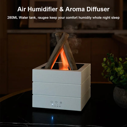 Bonfire Flame Essential Oils Diffuser Humidifier Fragrance Diffuser