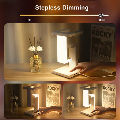 Novelty Floating Levitating Glow Wireless Charging Lamp