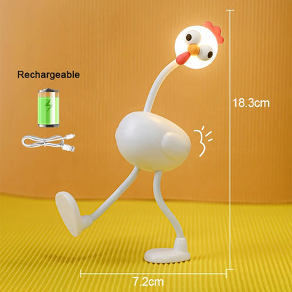 Chicken Night Light Mini Adjusting Table Lamp