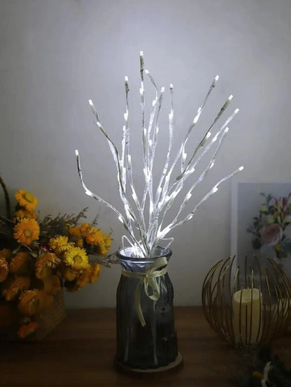 White Birch Branch Fairy LED  Lights