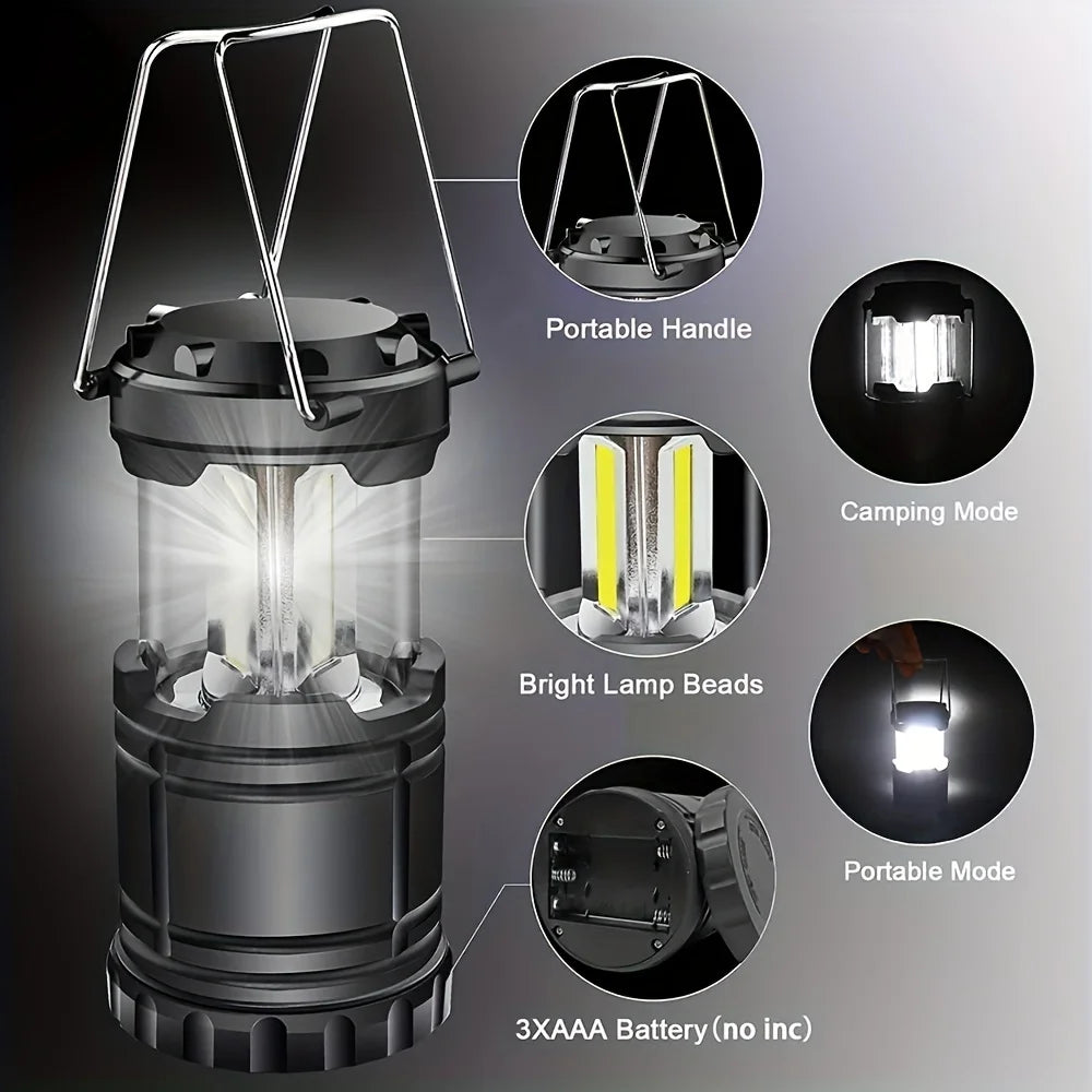 Outdoor Tent Light, Portable Lantern, Multifunctional Camp Lamp
