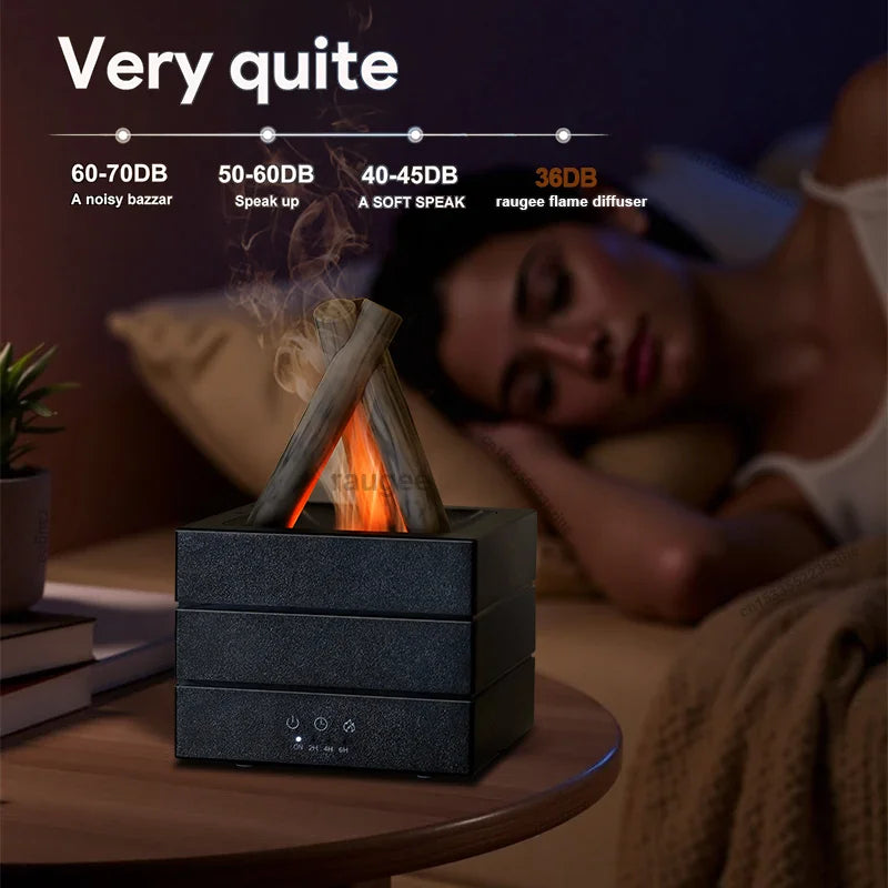 Bonfire Flame Essential Oils Diffuser Humidifier Fragrance Diffuser
