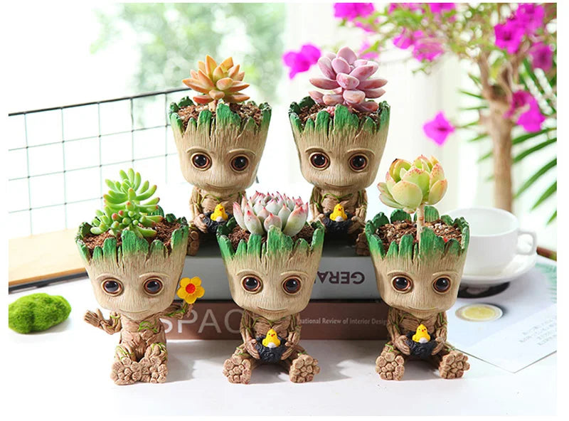 Miniature Model Office Desktop Display Cartoon Groot