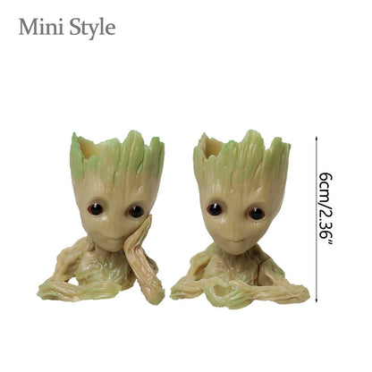Miniature Model Office Desktop Display Cartoon Groot