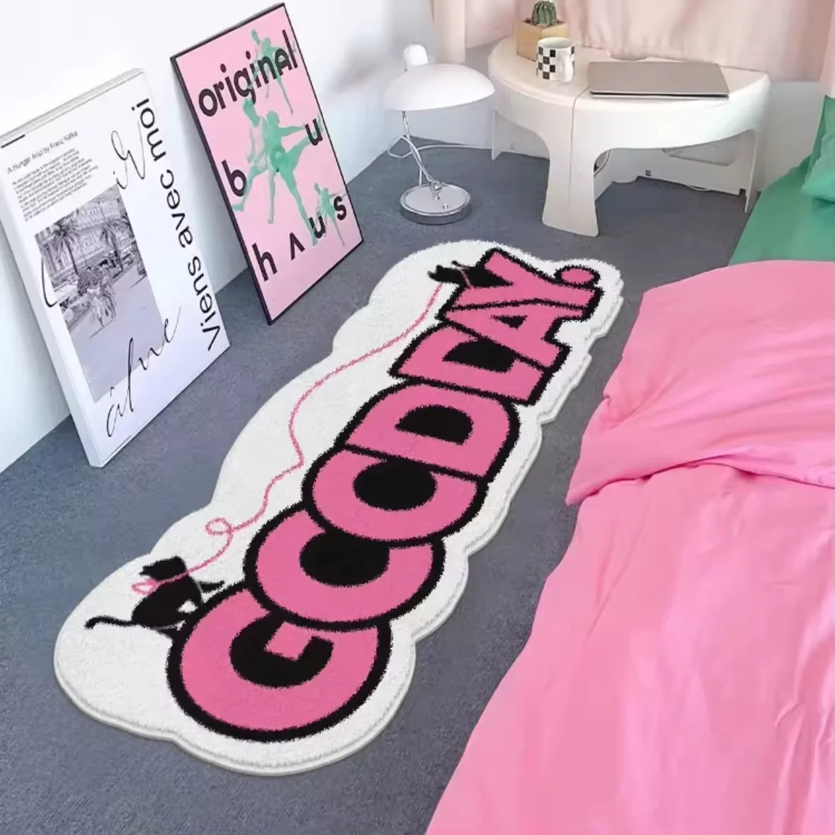 Cartoon Kitchen Room Bedroom Bedside Non-slip Washable Rug