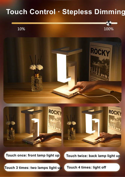 Novelty Floating Levitating Glow Wireless Charging Lamp