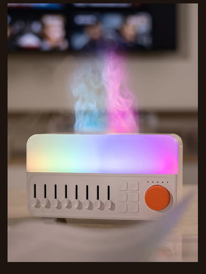 Essential Oil Diffuser With Musical Function Portable Mini Flame