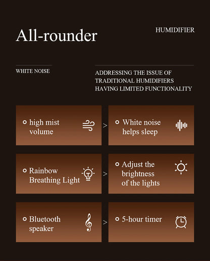 Essential Oil Diffuser With Musical Function Portable Mini Flame