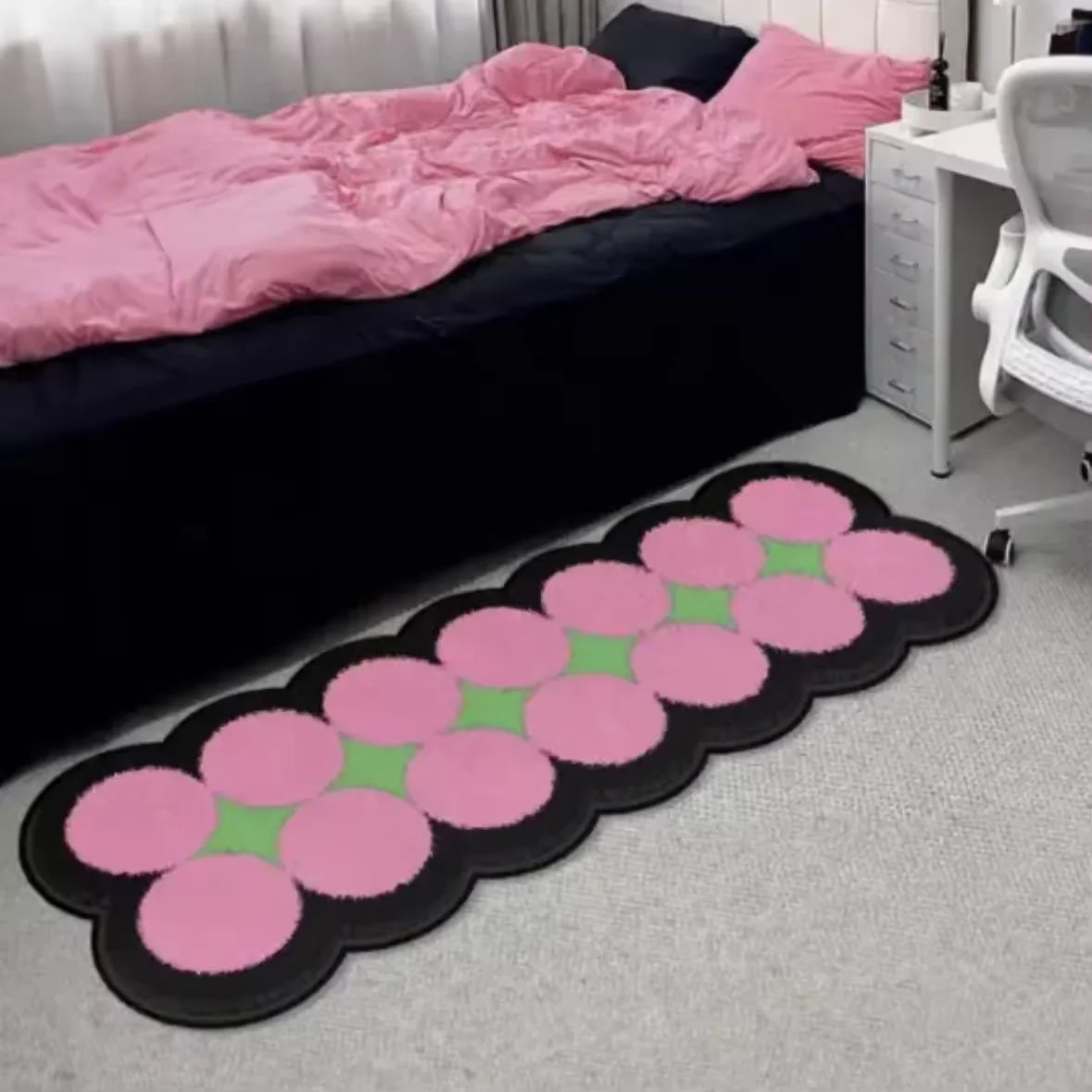 Cartoon Kitchen Room Bedroom Bedside Non-slip Washable Rug