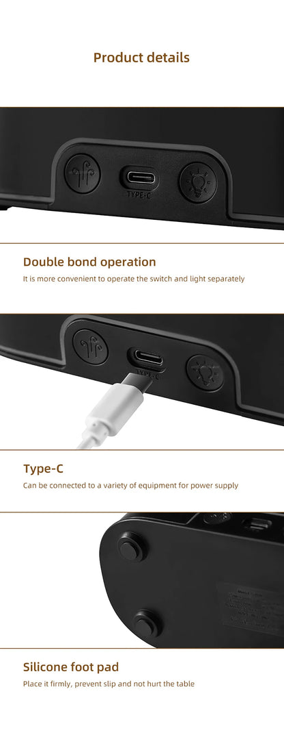 Humidifier USB Desktop Flame Humidifier for Home Mini Air Humidifier