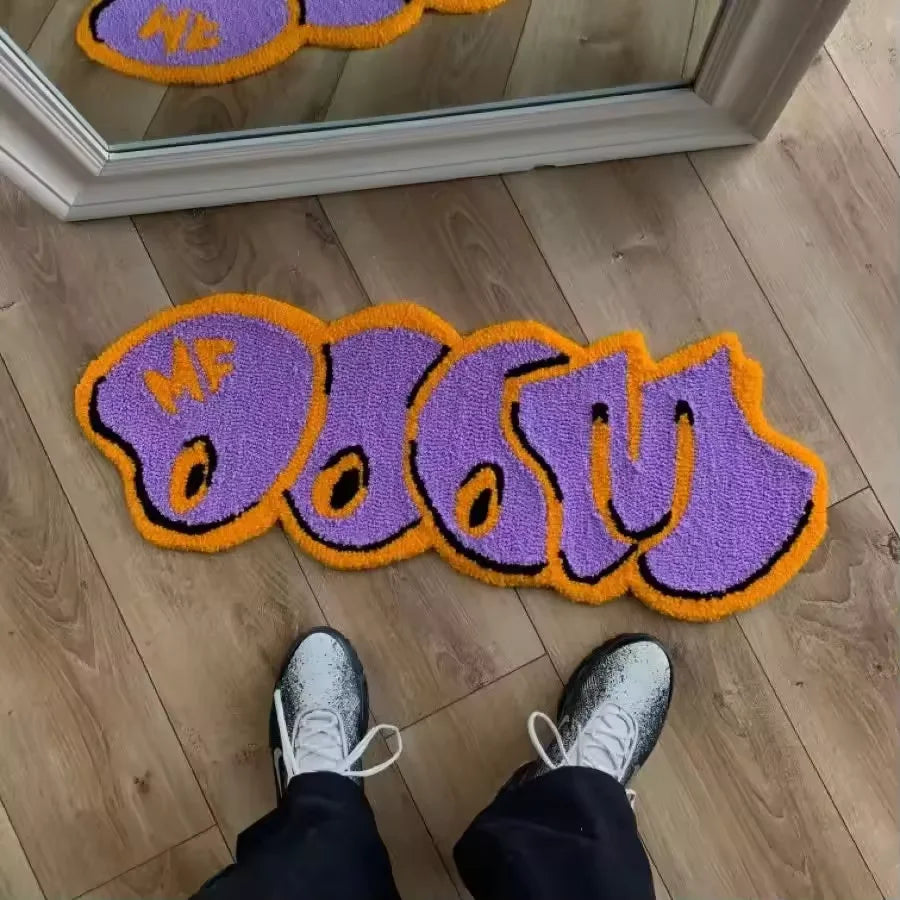 Cartoon Kitchen Room Bedroom Bedside Non-slip Washable Rug
