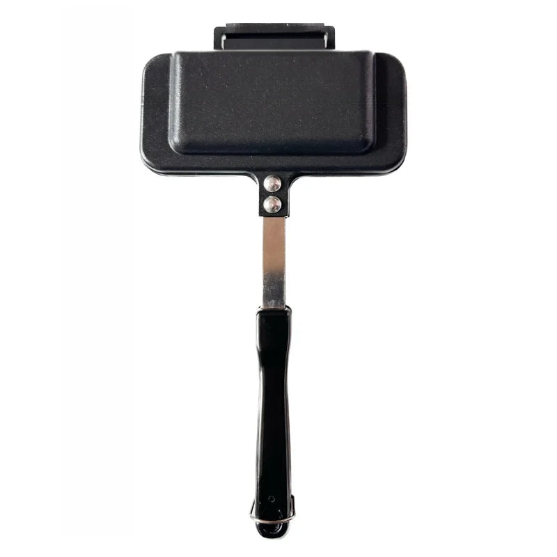 Breakfast Cooking Sandwich Aluminum Ergonomic Handle (Grill Pan)