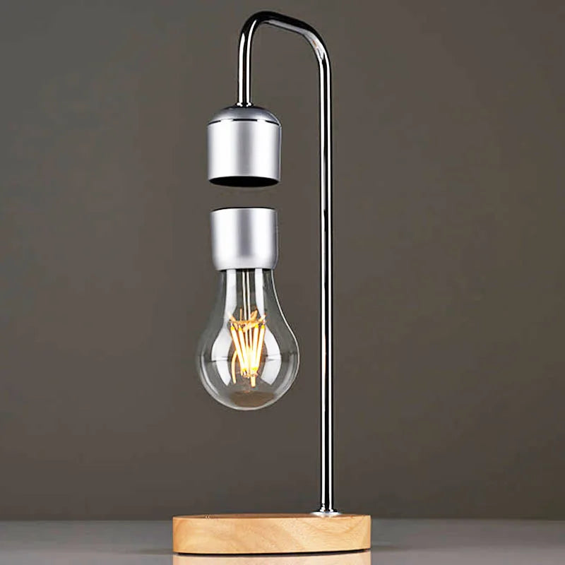 Magnetic Levitating Wireless Bulb Desk Lamp - Decoravibe
