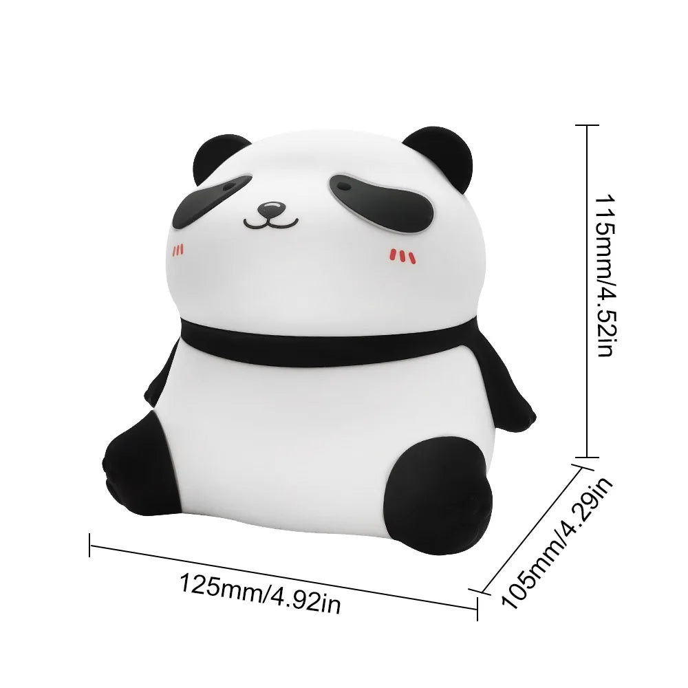 LED Light Panda Cartoon Animals Silicone Lamp