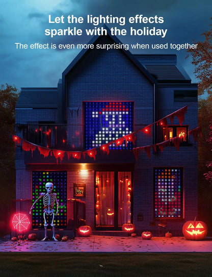 RGB Curtain Smart String Fairy Lights