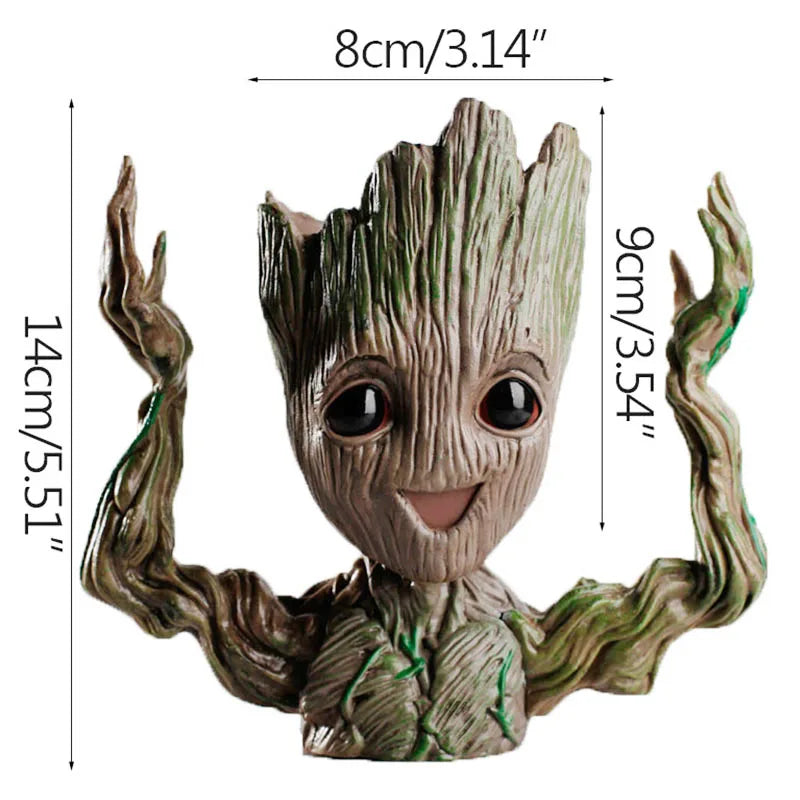 Miniature Model Office Desktop Display Cartoon Groot