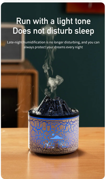 Flame Volcano Humidifier Aroma Diffuser Ultrasonic Mist
