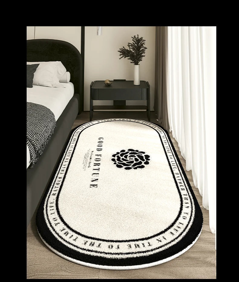 Cashmere Imitated French Small Fragrance Bed Rug
