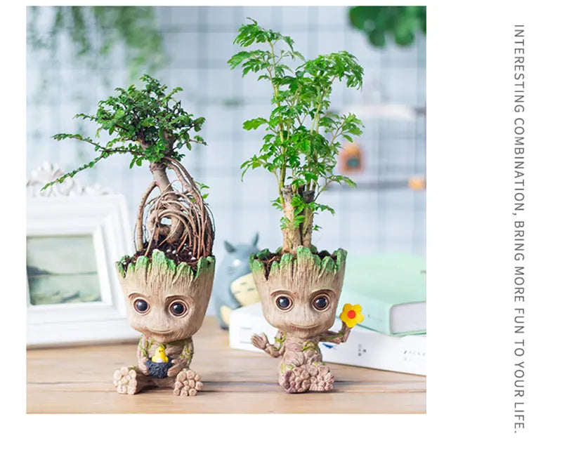 Miniature Model Office Desktop Display Cartoon Groot