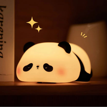 LED Light Panda Cartoon Animals Silicone Lamp