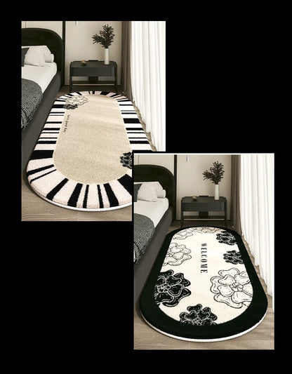 Cashmere Imitated French Small Fragrance Bed Rug