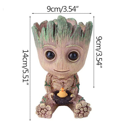 Miniature Model Office Desktop Display Cartoon Groot