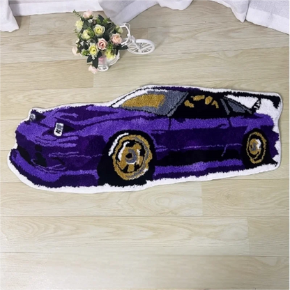 Racing Car Carpet - Soft And Comfortable