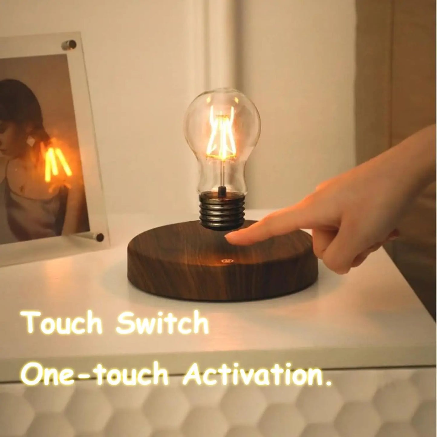 Levitating Moon Magnetic Floating Night Table 3D LED Lamp