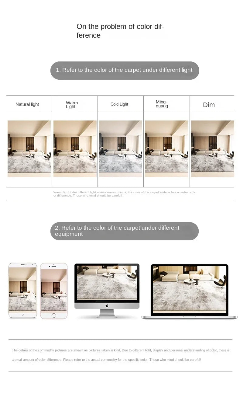 Cartoon Kitchen Room Bedroom Bedside Non-slip Washable Rug