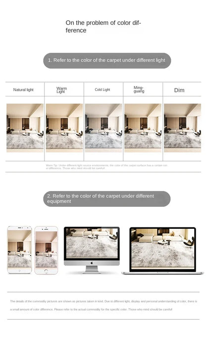 Cartoon Kitchen Room Bedroom Bedside Non-slip Washable Rug